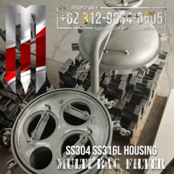 ss304 ss316l housing multi bag filter  medium